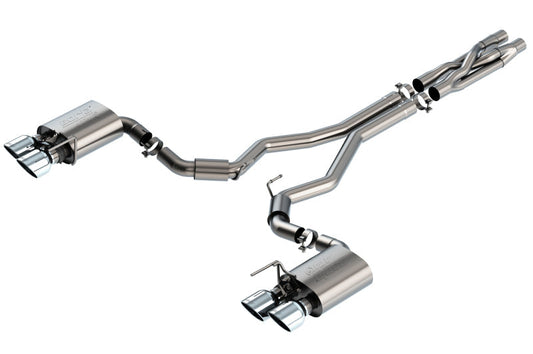 Borla 2020 Ford GT500 5.2L AT 3in ATAK CatBack Exhaust w/ Chrome Tips - My Store