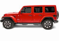 N-Fab Nerf Step 2018 Jeep Wrangler JL SUV 4 Door- Gloss Black - W2W - 3in - Mammoth Racing -