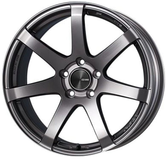 Enkei PF07 18x8.5 5x114.3 35mm Offset Dark Silver Wheel *Special Order/No Cancel* - Mammoth Racing -