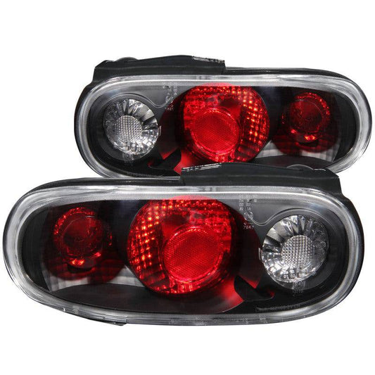 ANZO 1990-1997 Mazda Miata Taillights Black - My Store