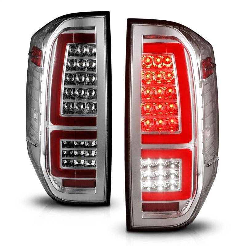 ANZO 2014-2021 Toyota Tundra LED Taillights Chrome Housing/Clear Lens - My Store