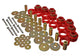 Energy Suspension Body Mount Set Inc. Hardware - Red - Mammoth Racing -