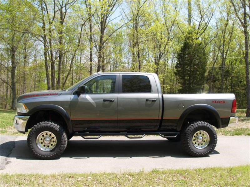 N-Fab Nerf Step 10-17 Dodge Ram 1500 Crew Cab 6.4ft Bed - Gloss Black - Bed Access - 3in - Mammoth Racing -