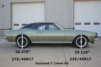 Ridetech 67-69 Camaro Big Block Small Block StreetGRIP Lowering Coil Springs Dual Rate Pair - Mammoth Racing -