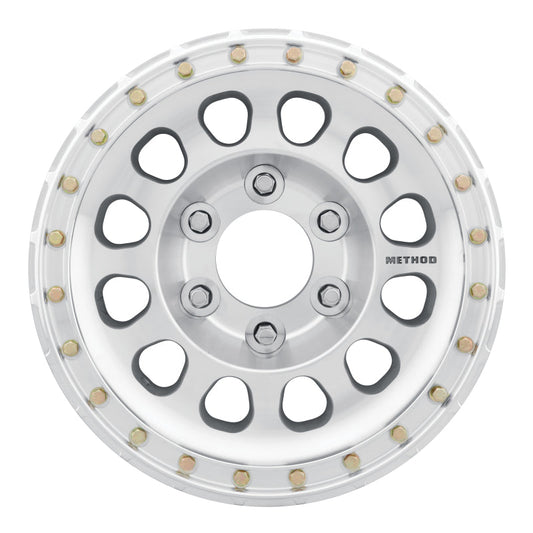 Method Mr103 Beadlock 17x9 -12mm Offset 5x5.5 108mm CB Raw Machined w/BH-H24125 Wheel
