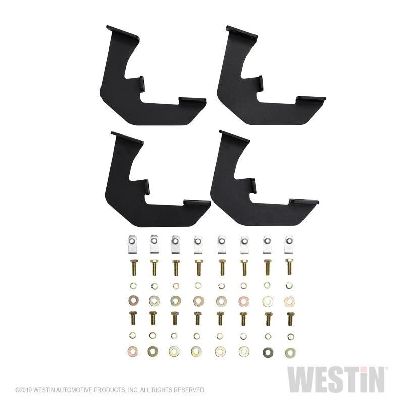 Westin 19-20 Chevrolet Silverado / GMC Sierra 1500 HDX Drop Nerf Step Bars - Textured Black - Mammoth Racing -