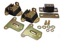 Energy Suspension 69-72 Camaro/70-73 Monte Carlo Black Complete Motor&Trans Mount Set Zinc Finish - Mammoth Racing -