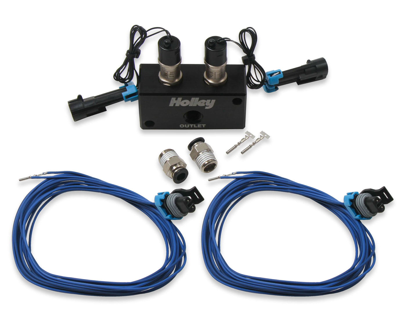 Holley EFI 557-201 Holley EFI High Flow Dual Solenoid Boost Control Kit - My Store