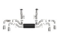 aFe MACH Force-Xp 3in to 2-1/2in 304SS Cat-Back 2020 Chevy Corvette (C8) 6.2L - Polished Tip - Mammoth Racing -