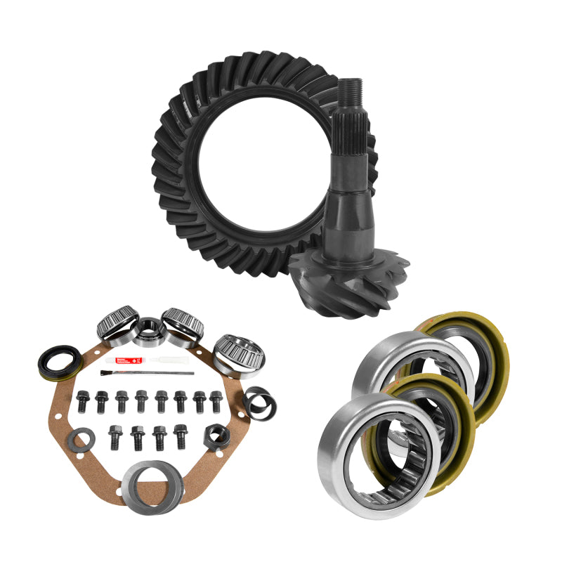 Yukon 9.25in CHY 3.21 Rear Ring & Pinion Install Kit 1.705in Axle Bearings and Seal - My Store