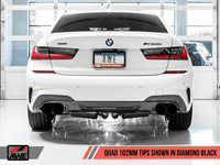 AWE Tuning 2019+ BMW M340i (G20) Track Edition Exhaust - Quad Diamond Black Tips - My Store