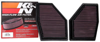 K&N 2020 BMW M550i 4.4l V8 Replacement Air Filter (2 Per Box) - Mammoth Racing -