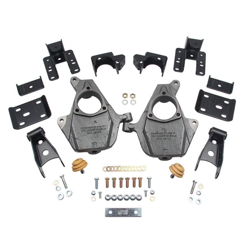 Belltech Lowering KIT 16.5-17 Chevy Silverado Standard Cab 2WD 3-4f / 5-6r - Mammoth Racing -