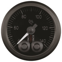 Autometer Stack 52mm 40-140 Deg C 1/8in Nptf Male Pro-Control Oil Temp Gauge - Black - My Store