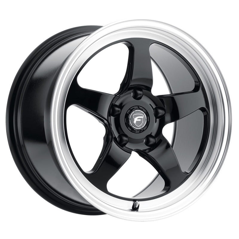 Forgestar D5 Drag 18x10 / 5x114.3 BP / Et22 / 6.4in BS Gloss Black Wheel - Mammoth Racing -