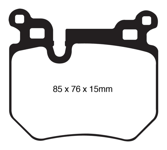 EBC 08-10 BMW 135 3.0 Twin Turbo Redstuff Rear Brake Pads - My Store