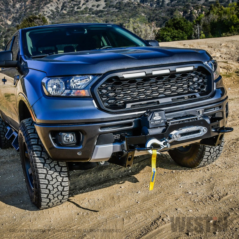 Westin 19-20 Ford Ranger MAX Winch Tray - Black - Mammoth Racing -