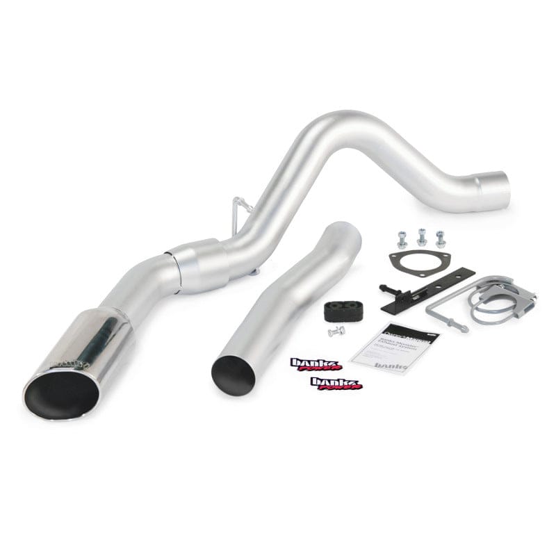 Banks Power 15 Chevy 6.6L LML ECLB/CCSB/CCLB Monster Exhaust Sys - SS Single Exhaust w/ Chrome Tip - Mammoth Racing -