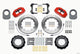 Wilwood Narrow Superlite 4R Front Hat Kit 14.00in Red 66-75 Ford Bronco Dana 30/44 w/Lines - My Store