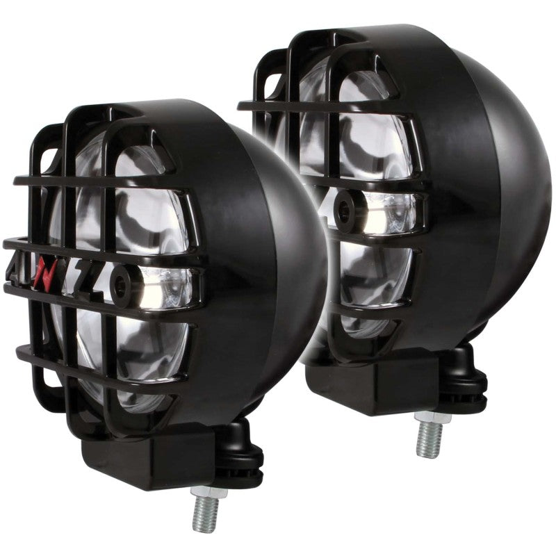 ANZO Hid Off Road Light Universal 6in HID BULLET Style Off Road Lights Black Pair - My Store