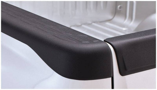 Bushwacker 07-13 GMC Sierra 1500 Fleetside Bed Rail Caps 69.3in Bed - Black - Mammoth Racing -