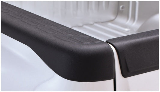 Bushwacker 07-13 GMC Sierra 1500 Fleetside Bed Rail Caps 97.6in Bed - Black - My Store