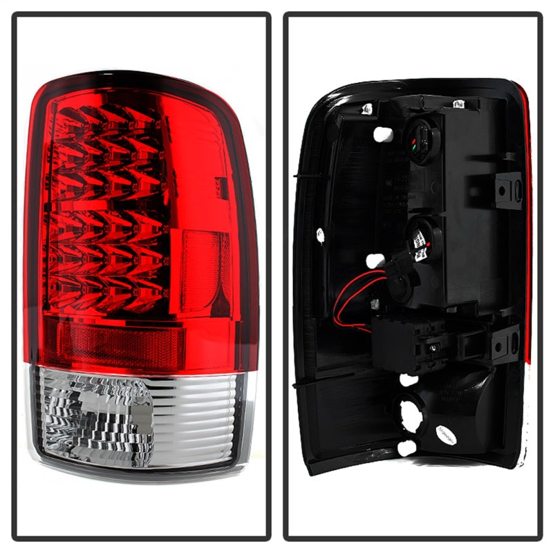 Spyder Chevy Suburban/Tahoe 1500/2500 00-06 LED Tail Lights Red Clear ALT-YD-CD00-LED-RC - Mammoth Racing -