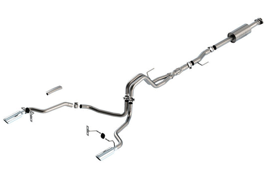 Borla F-150 2021 5.0L 4dr CC SB EC STB Lariat/KR/Platinum/LTD 3/2.25 SRE Cat-Back ATAK CHR Tips - My Store