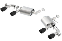 Borla 2016 Chevy Camaro V8 SS AT/MT ATAK Rear Section Exhaust w/ Dual Mode Valves Ceramic Black - My Store
