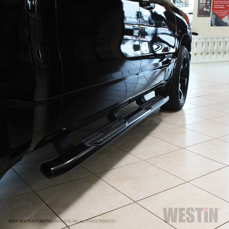 Westin 2019 Ram 1500 Crew Cab (Excl. 2019 Ram 1500 Classic) PRO TRAXX 5 Oval Nerf Step Bars - Black - Mammoth Racing -
