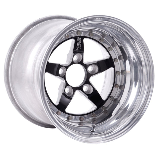 Weld Weldstar 15x10 / 5x4.5 BP / 4.5in. BS Black Wheel - Non-Beadlock - Mammoth Racing -