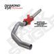 Diamond Eye KIT 5in CB MFLR RPLCMENT PIPE SGL AL: 94-97 FORD 7.3L F250/F350 PWRSTROKE - Mammoth Racing -