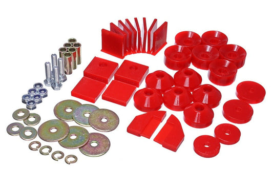 Energy Suspension 86-95 Suzuki Samurai Red Body Mount Set - My Store