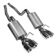Kooks 06-13 Chevy Corvette C6 Zo6/zr1 Ls9/ls7 6.2l/7.0l OEM x 3in Axleback w/Pol tips - Mammoth Racing -