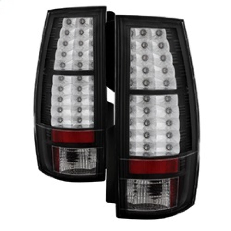 Spyder Chevy Suburban/GMC Yukon/Yukon Denali 07-14 LED Tail Lights Blk ALT-YD-CSUB07-LED-BK - Mammoth Racing -