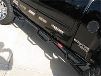 N-Fab Nerf Step 07-13 Chevy-GMC 1500 Crew Cab 5.7ft Bed - Gloss Black - Bed Access - 3in - Mammoth Racing -