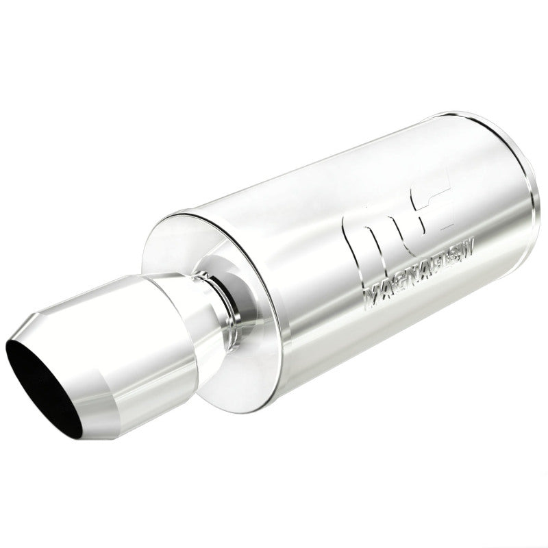 MagnaFlow Muffler W/Tip Mag SS 14x7x7 2.25/4. - Mammoth Racing -