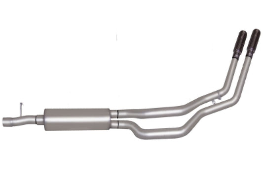 Gibson 17-18 Ford F-250 Super Duty XLT 6.2l 2.5in Cat-Back Dual Sport Exhaust - Stainless - Mammoth Racing -