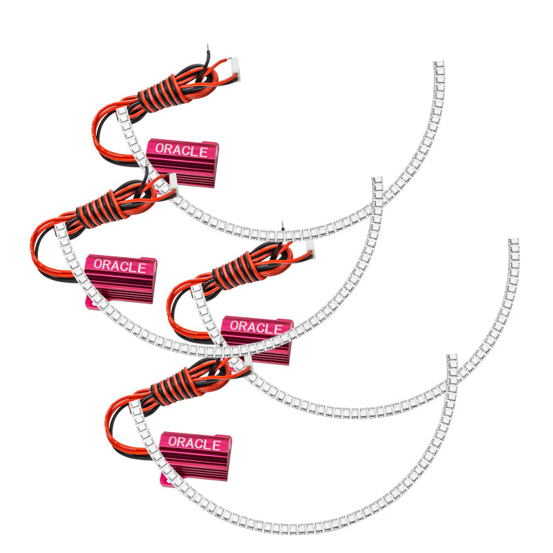 Oracle 10-13 Chevrolet Camaro LED Afterburner Tail Light Halo Kit - Red - Mammoth Racing -