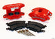 Wilwood D52 Front Caliper Kit - Red 2.00 / 2.00in Piston 1.28in Rotor - Mammoth Racing -