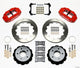 Wilwood Narrow Superlite 4R Rear Kit 12.88in Red 84-87 Corvette C4 - Mammoth Racing -