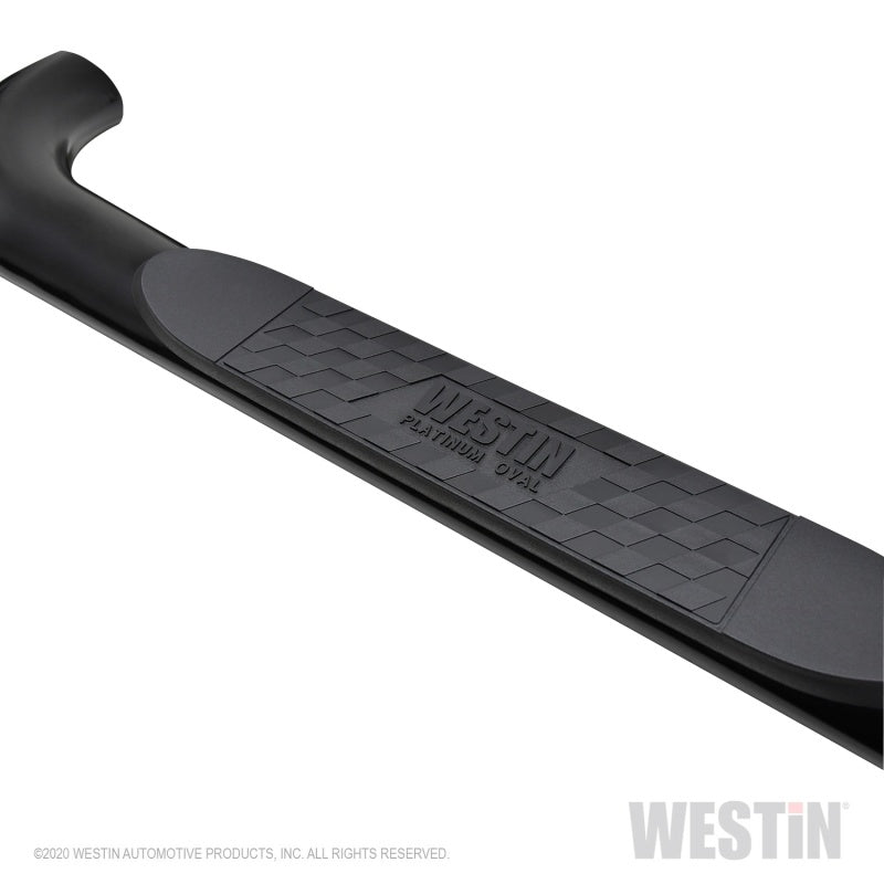 Westin 2020 Jeep Gladiator Platinum 4 Oval Nerf Step Bars - Black - Mammoth Racing -