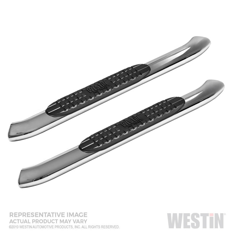 Westin 19-20 Chevy Silverado 1500 Regular Cab PRO TRAXX 4 Oval Nerf Step Bars - Stainless Steel - Mammoth Racing -