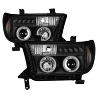 Spyder Toyota Tundra 07-13 Projector Headlights CCFL Halo LED Blk PRO-YD-TTU07-CCFL-BK - Mammoth Racing -