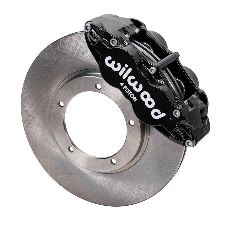 Wilwood 69-83 Porsche 911 Front Superlite Brake Kit 3.5in MT Plain Face - Black - My Store