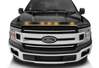 AVS 2016-2018 Ford F-150 Aeroskin LightShield Color Hood Protector, Shadow Black - Mammoth Racing -
