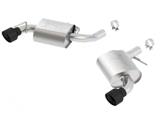 Borla 2016 Chevy Camaro SS V8 AT/MT ATAK Rear Section Exhaust w/o NPP Valves Ceramic Black - My Store