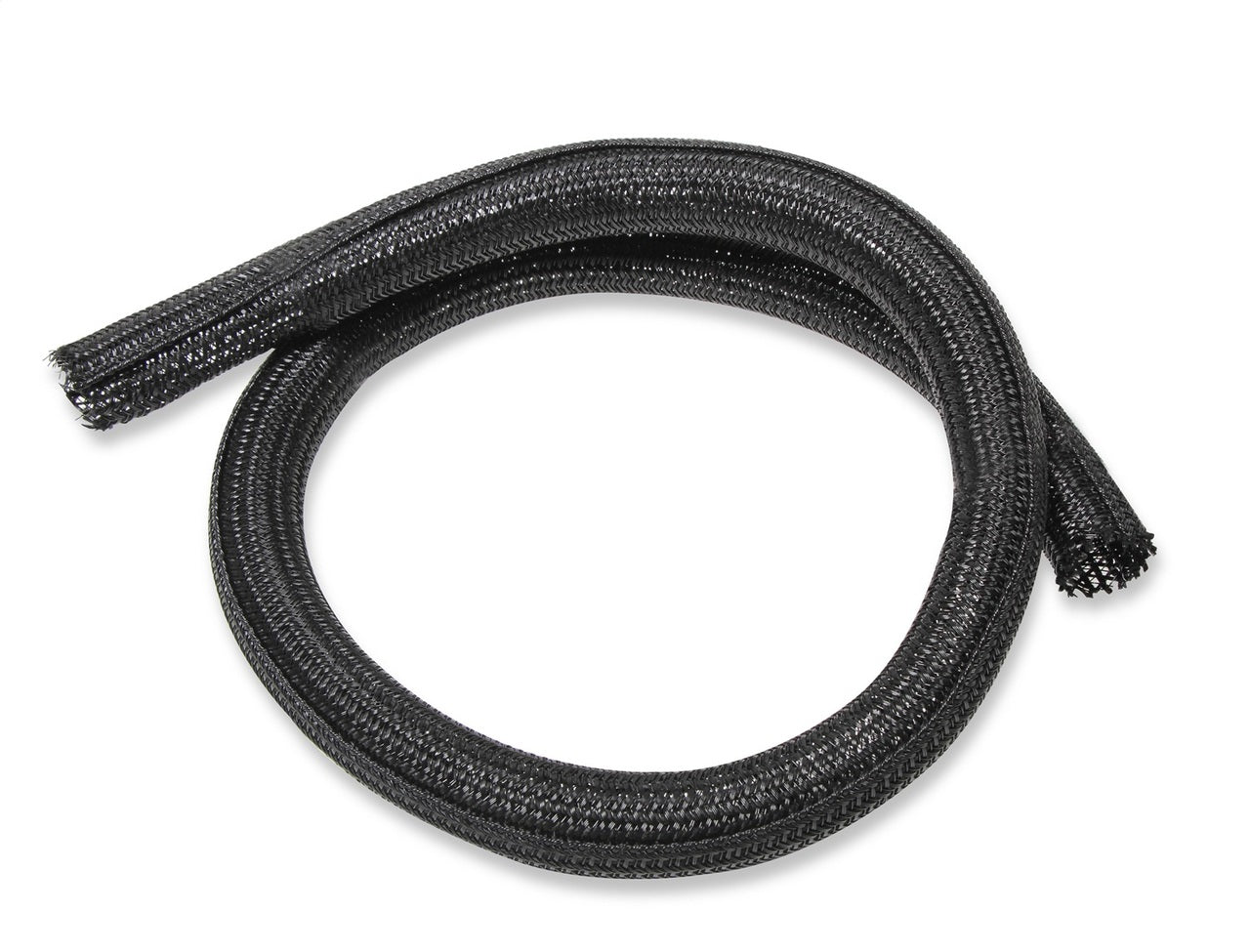 Holley EFI 573-117 Bulk Split Wire Loom Tubing 2 in. Braided F6 Tubing 50 ft. Black Bulk Split Wire Loom Tubing - My Store