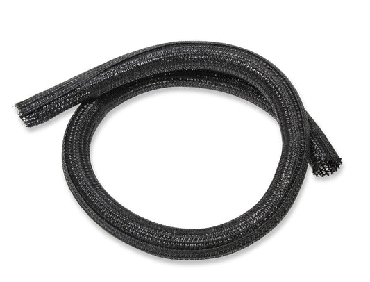 Holley EFI 573-117 Bulk Split Wire Loom Tubing 2 in. Braided F6 Tubing 50 ft. Black Bulk Split Wire Loom Tubing - My Store