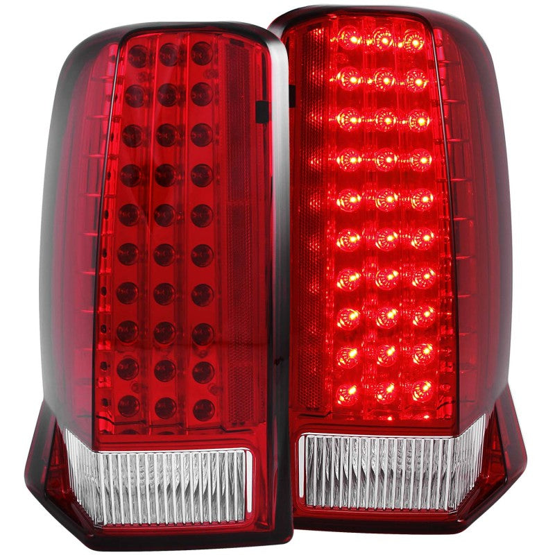 ANZO 2002-2006 Cadillac Escalade LED Taillights Red/Clear - Mammoth Racing -
